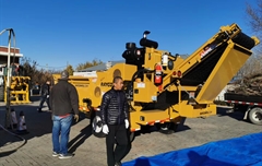 2019年，長春市伊通河設施維護處采購一臺Rayco大型粉碎機1754.